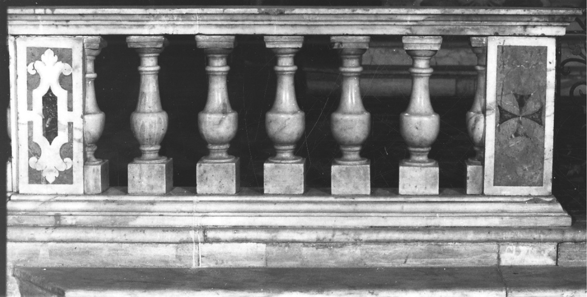 balaustrata, coppia di Garno Farncesco (inizio sec. XVIII)