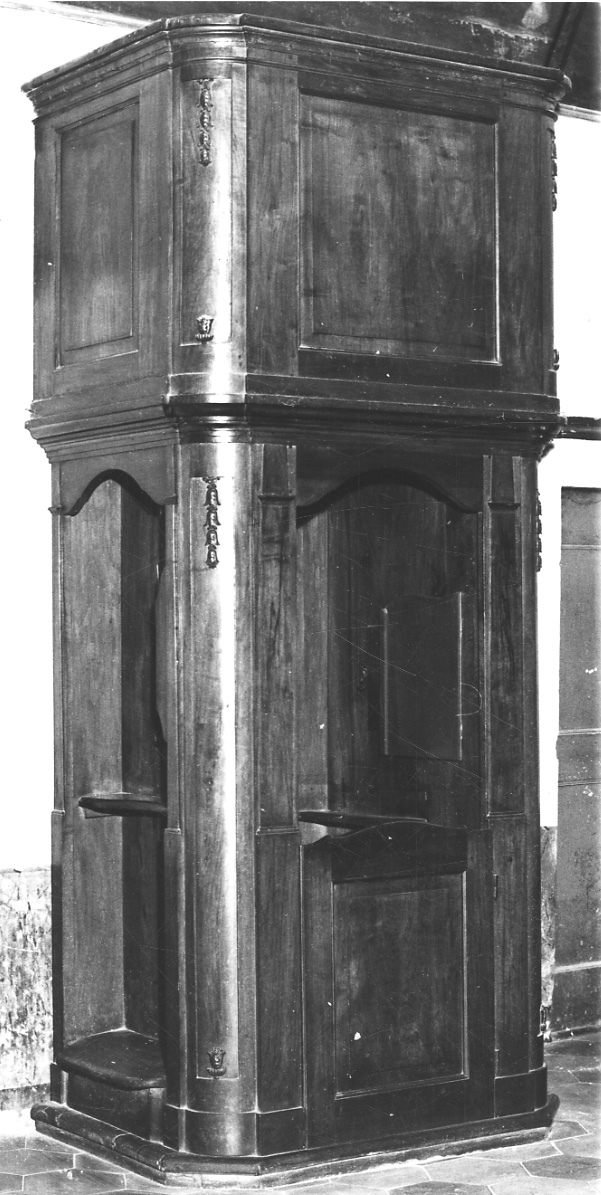 confessionale, opera isolata di Calamai Gioacchino (ultimo quarto sec. XVIII)