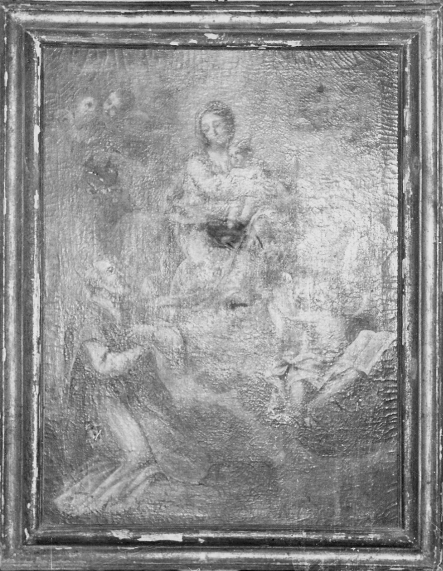 San Filippo Neri ha la visione della Madonna con Bambino (dipinto, opera isolata) - ambito ligure (sec. XVIII)