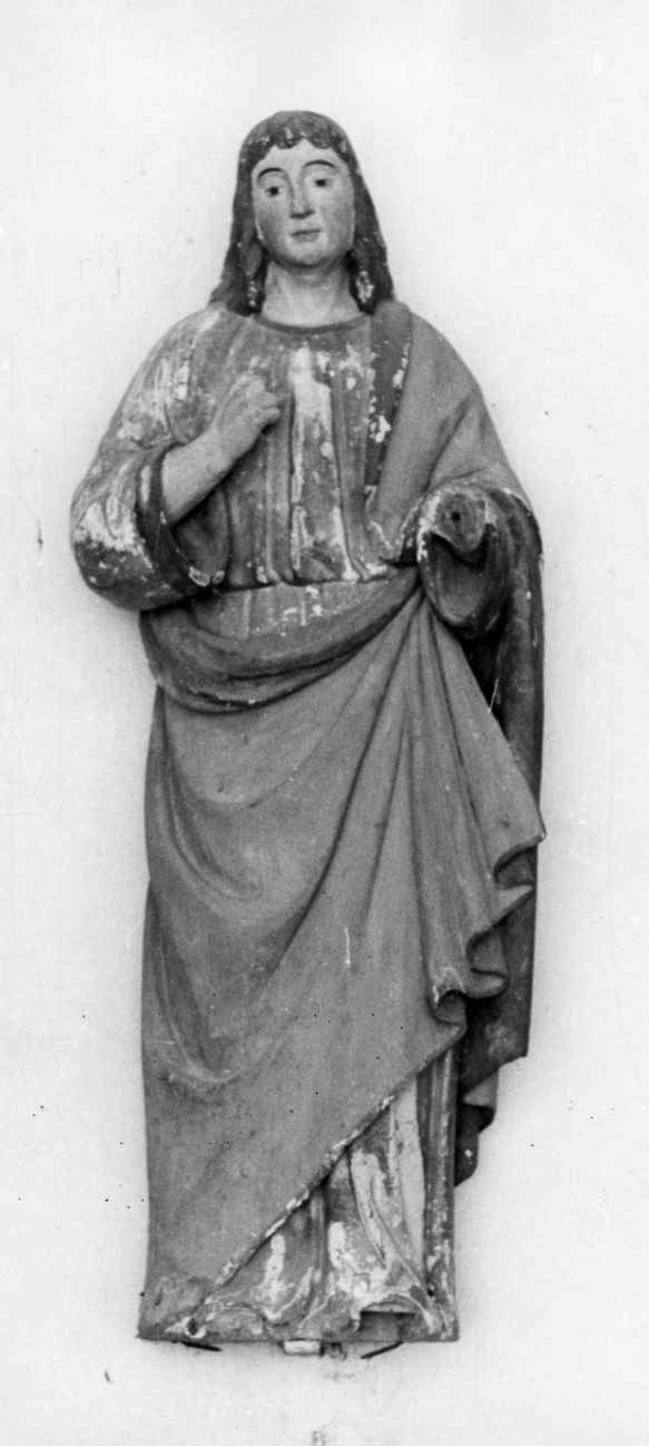 San Giovanni Evangelista (statua, opera isolata) - bottega monferrina (inizio sec. XVI)