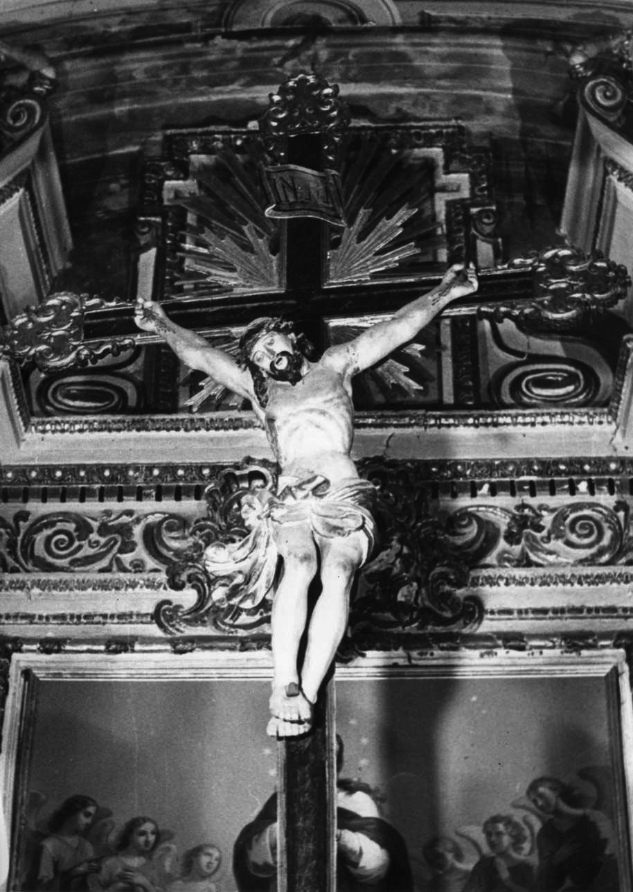 Cristo crocifisso (crocifisso, opera isolata) - bottega piemontese (metà sec. XVIII)