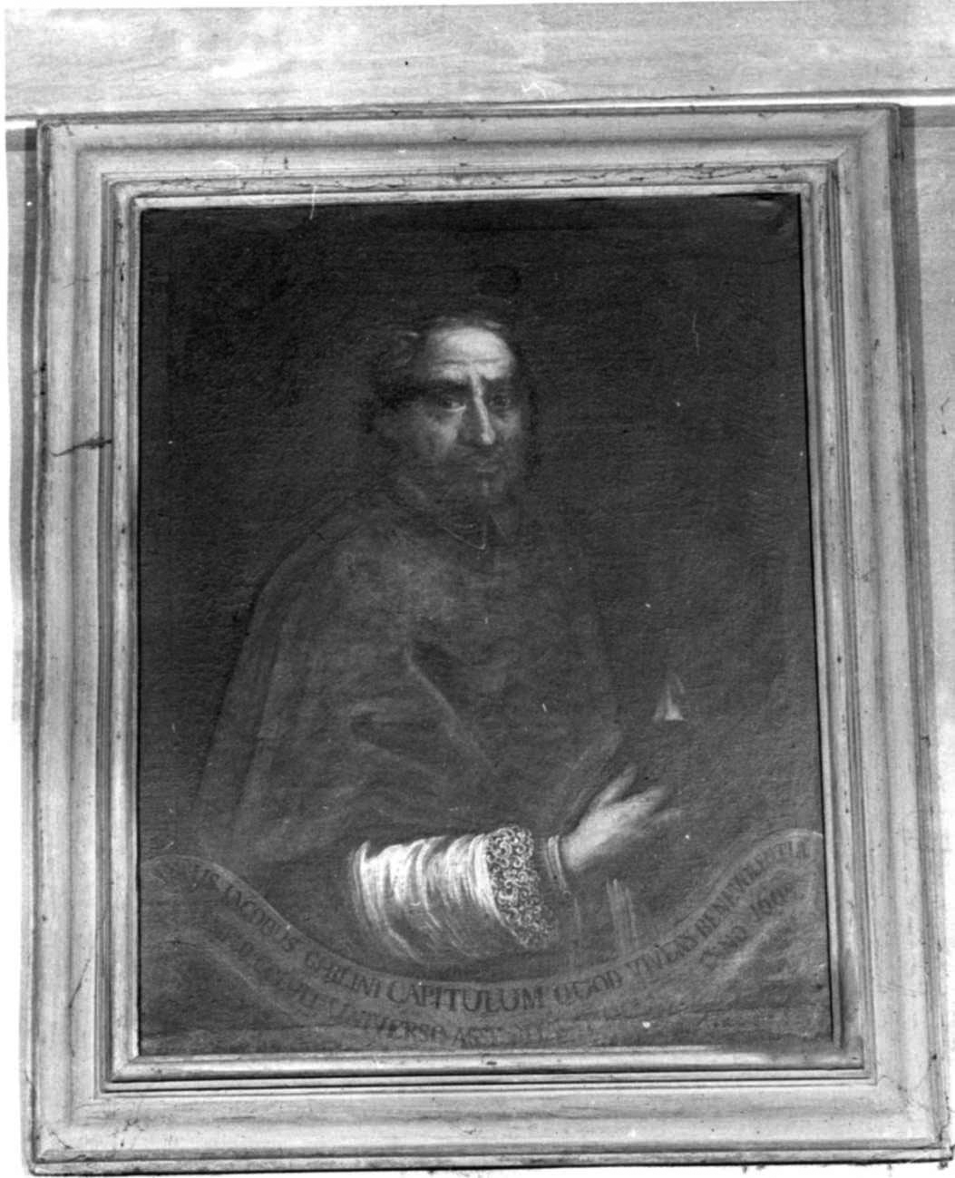 ritratto del canonico Giacomo Ghilini (dipinto, opera isolata) - ambito lombardo (fine/inizio secc. XVII/ XVIII)