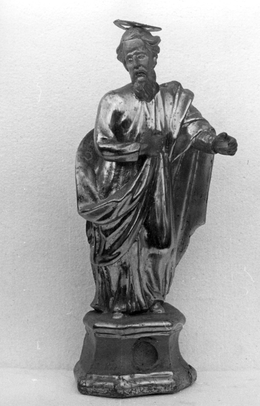 Santo (statua, opera isolata) - bottega piemontese (ultimo quarto sec. XVIII)
