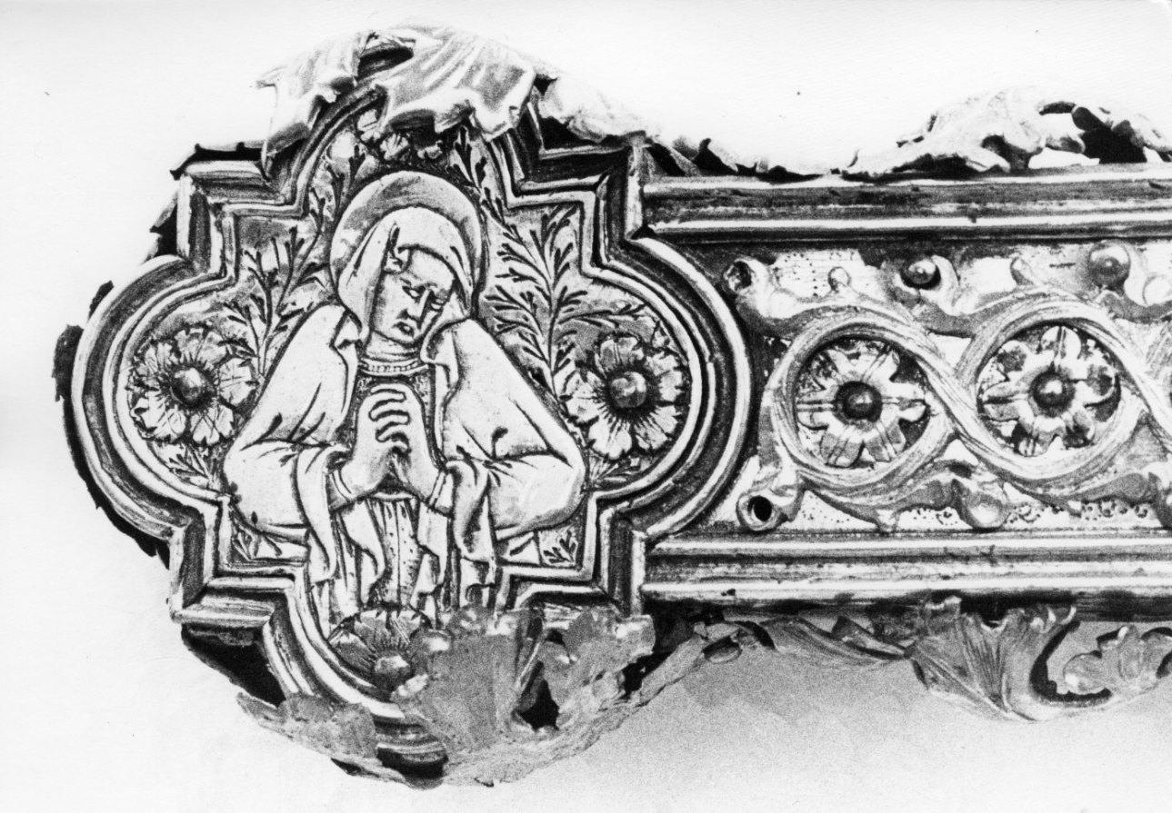 Madonna Addolorata (rilievo, elemento d'insieme) - bottega Italia centro-settentrionale (ultimo quarto sec. XV)