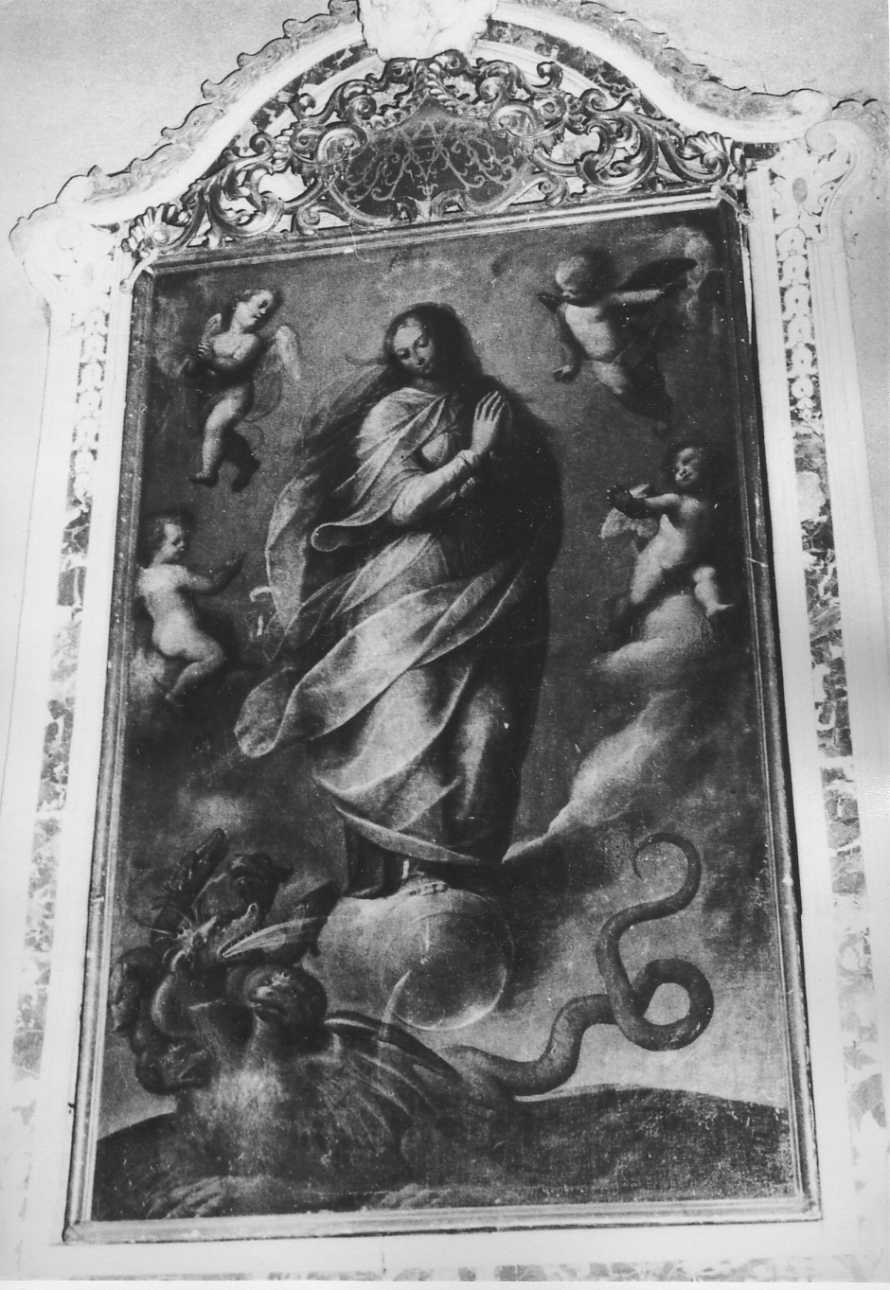 Madonna Immacolata (dipinto, opera isolata) di Caccia Orsola Maddalena (maniera) (sec. XVII)
