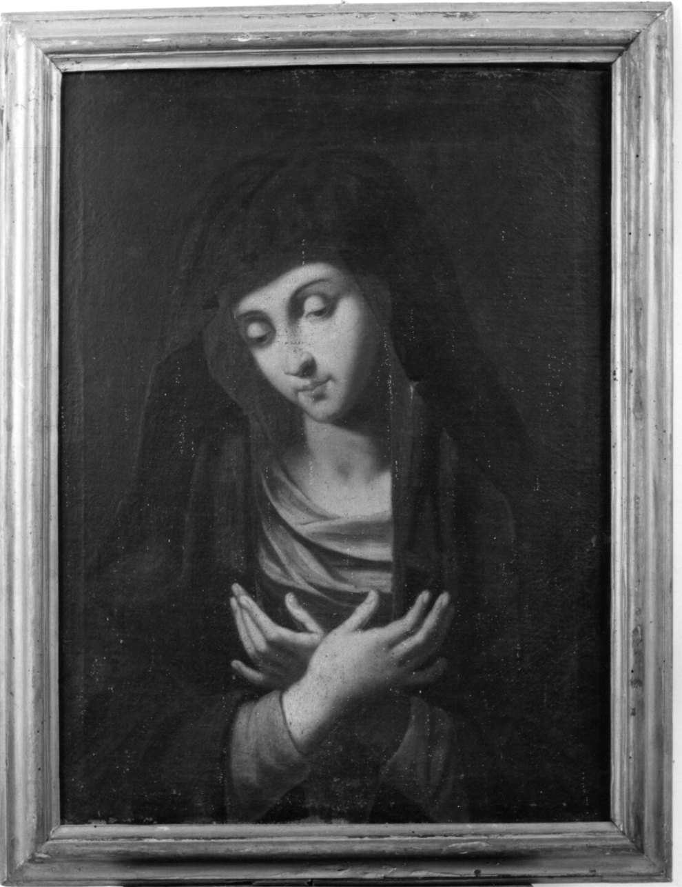 Madonna annunciata (dipinto, opera isolata) - ambito piemontese (prima metà sec. XVIII)