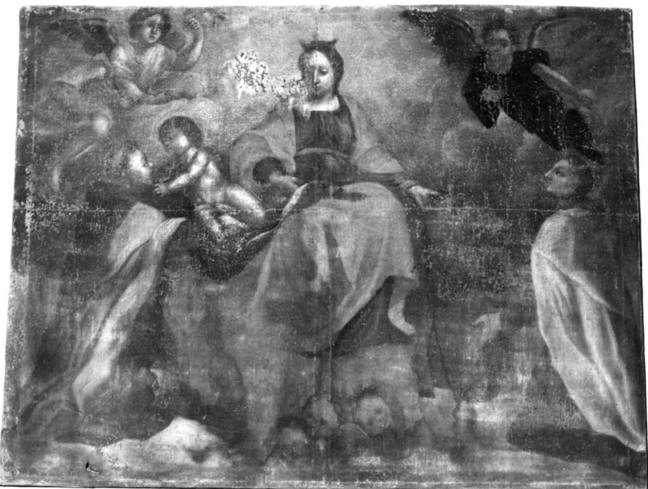 Madonna Assunta e Santi (dipinto, opera isolata) di Morelli Giovanni Battista (maniera) (seconda metà sec. XVIII)