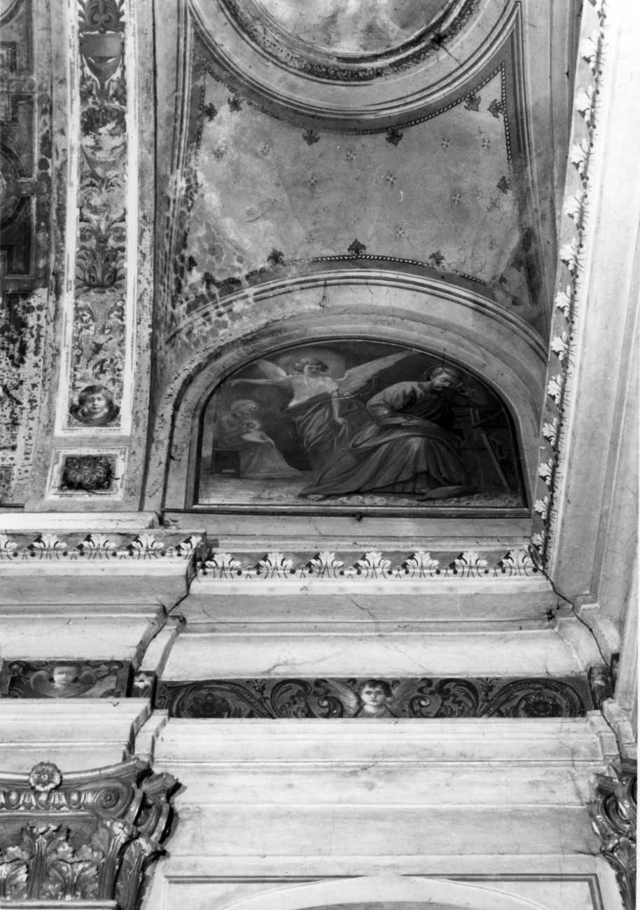 sogno di San Giuseppe (dipinto, opera isolata) di Gambini Rodolfo (fine/inizio secc. XIX/ XX)