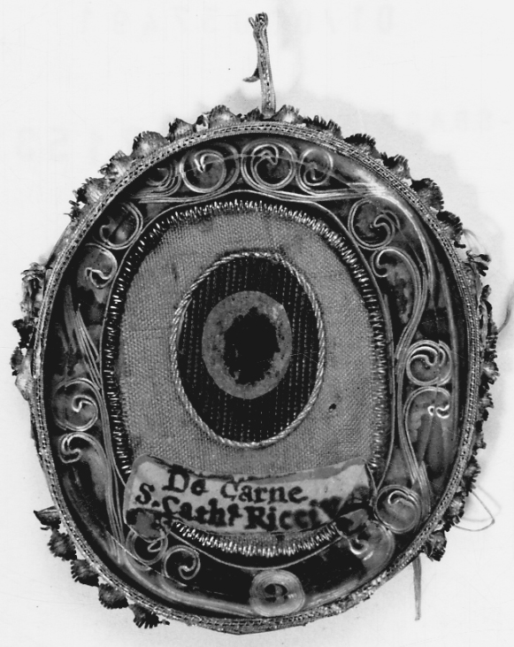 reliquiario a capsula - a medaglione, opera isolata - bottega astigiana (inizio sec. XIX)