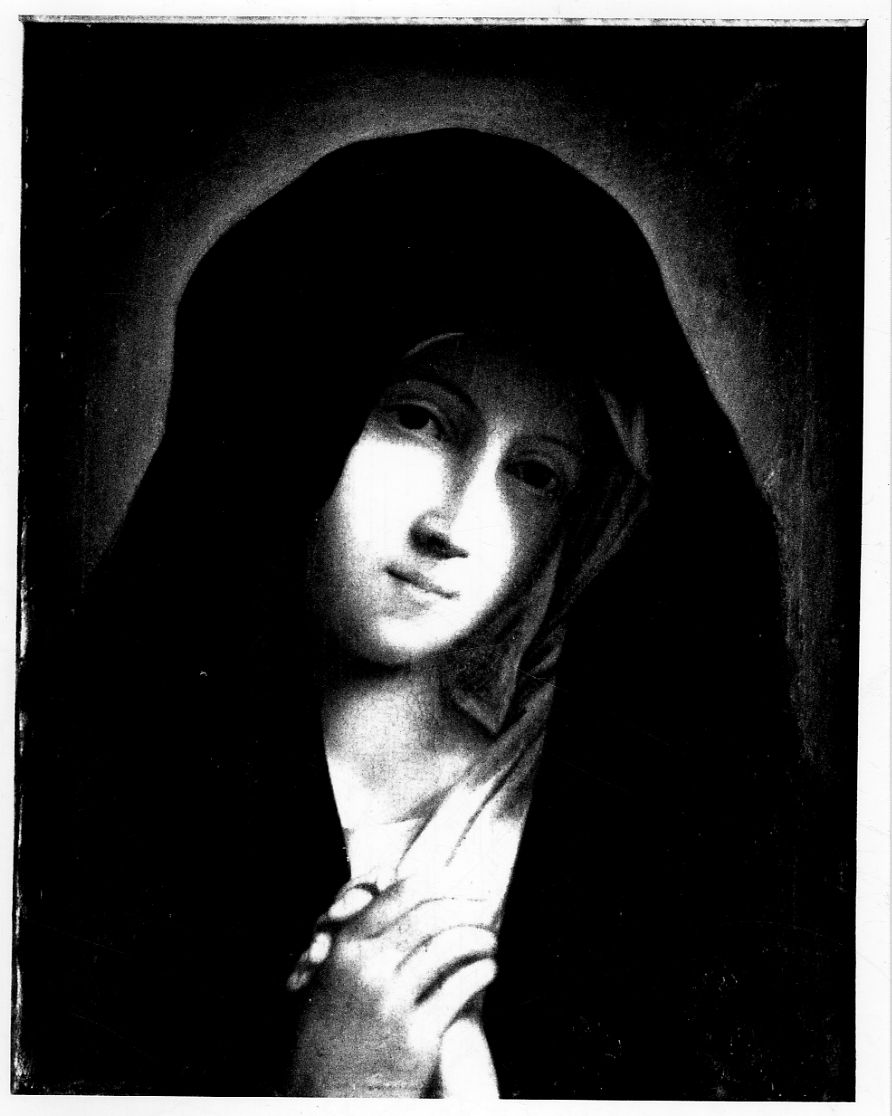 Madonna orante (dipinto, opera isolata) - ambito Italia centro-settentrionale (sec. XVIII)