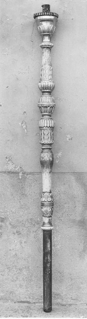 candelabro portatile, coppia - ambito piemontese (inizio sec. XIX)
