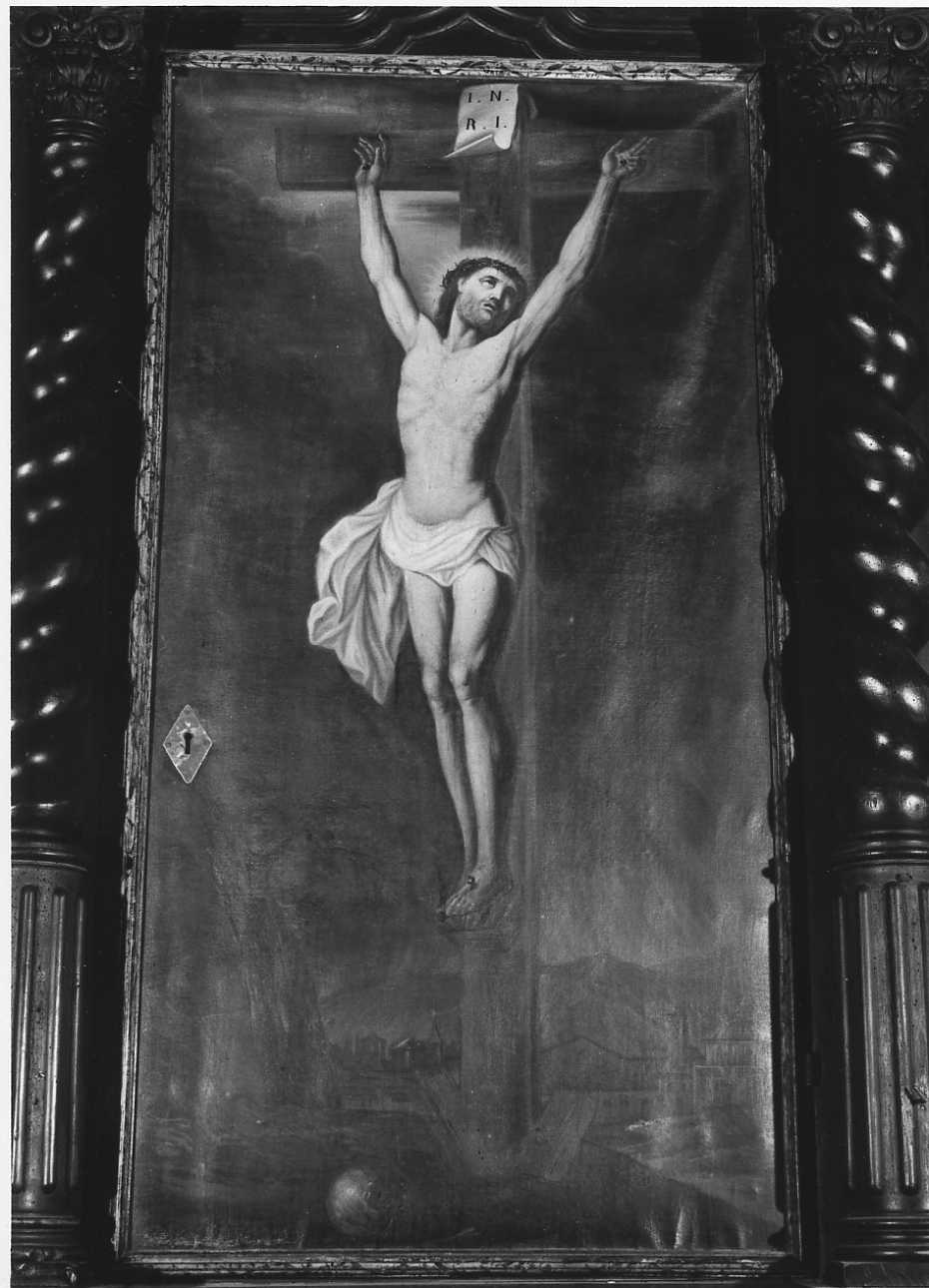 Cristo crocifisso (dipinto, opera isolata) - ambito piemontese (inizio sec. XIX)