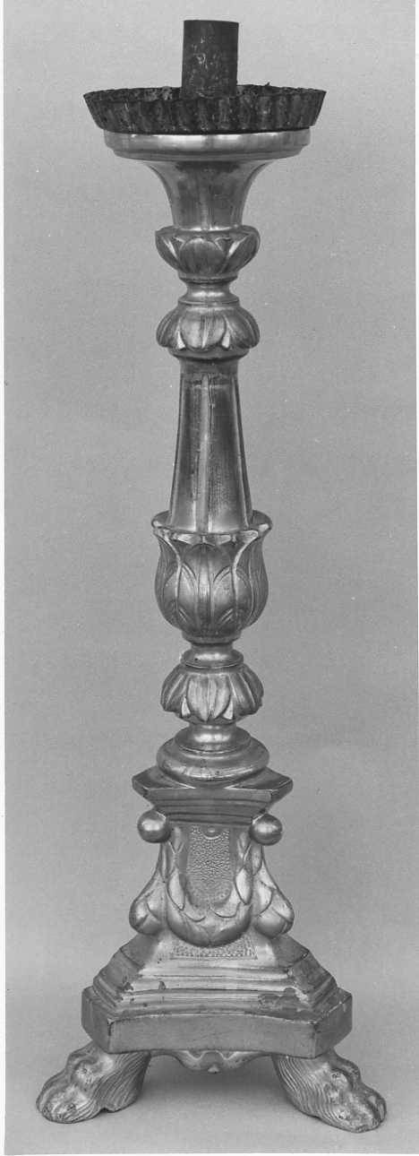 candeliere, coppia - ambito piemontese (inizio sec. XIX)