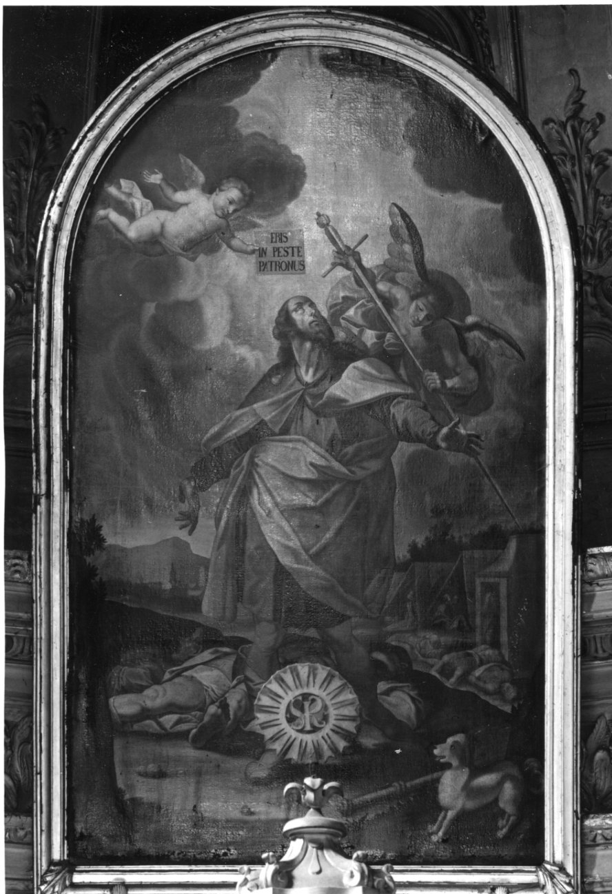 San Rocco (dipinto, opera isolata) - ambito lombardo-piemontese (sec. XVIII)