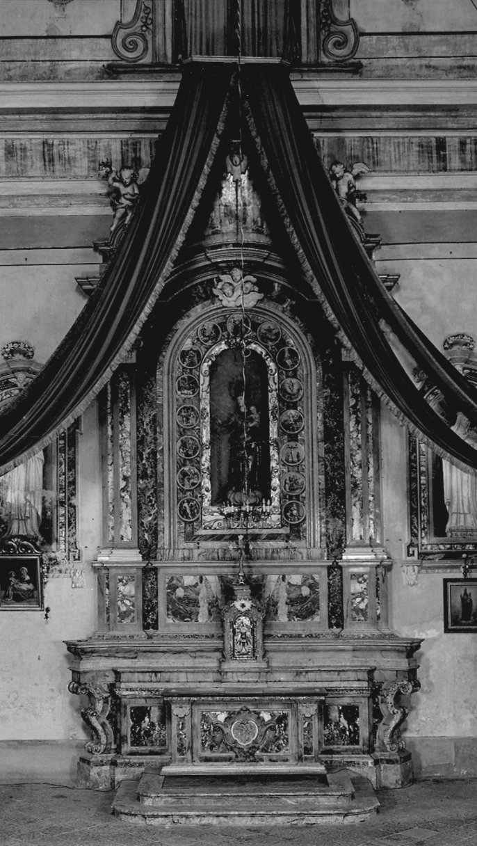 altare, opera isolata di Ganna Angelo Maria (ultimo quarto sec. XVIII)