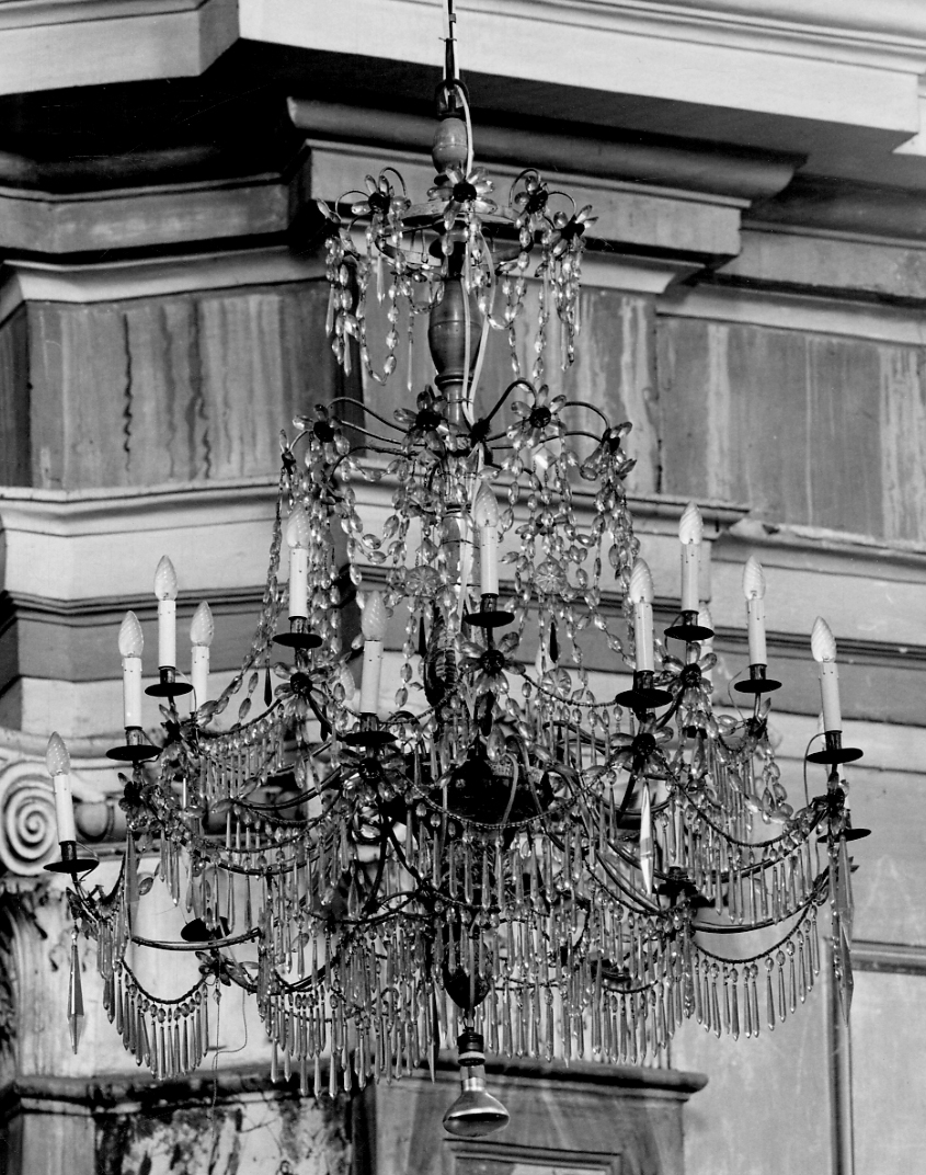 lampadario, opera isolata - bottega piemontese (sec. XIX)