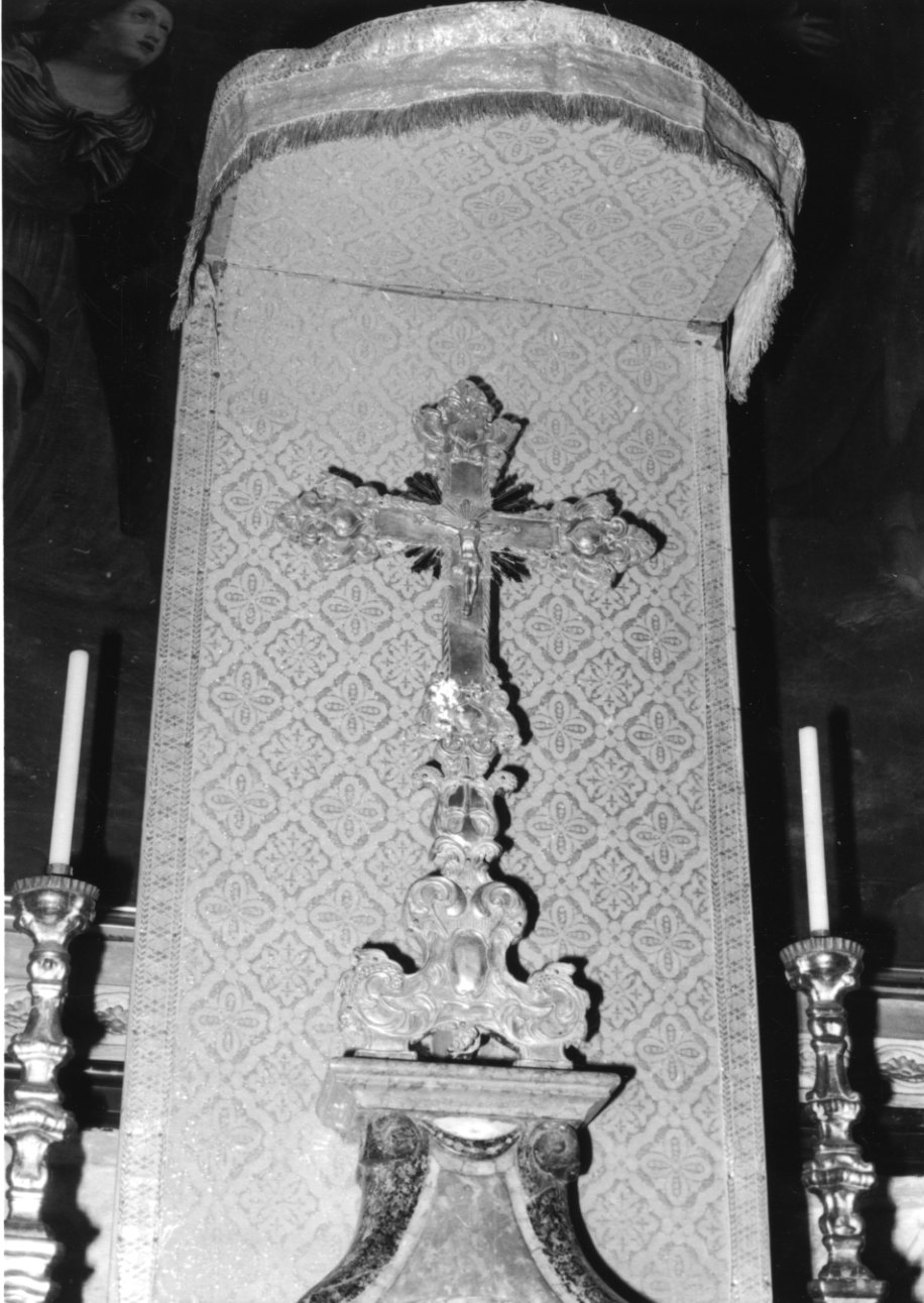 Cristo crocifisso (croce d'altare, opera isolata) - bottega biellese (seconda metà sec. XVII)