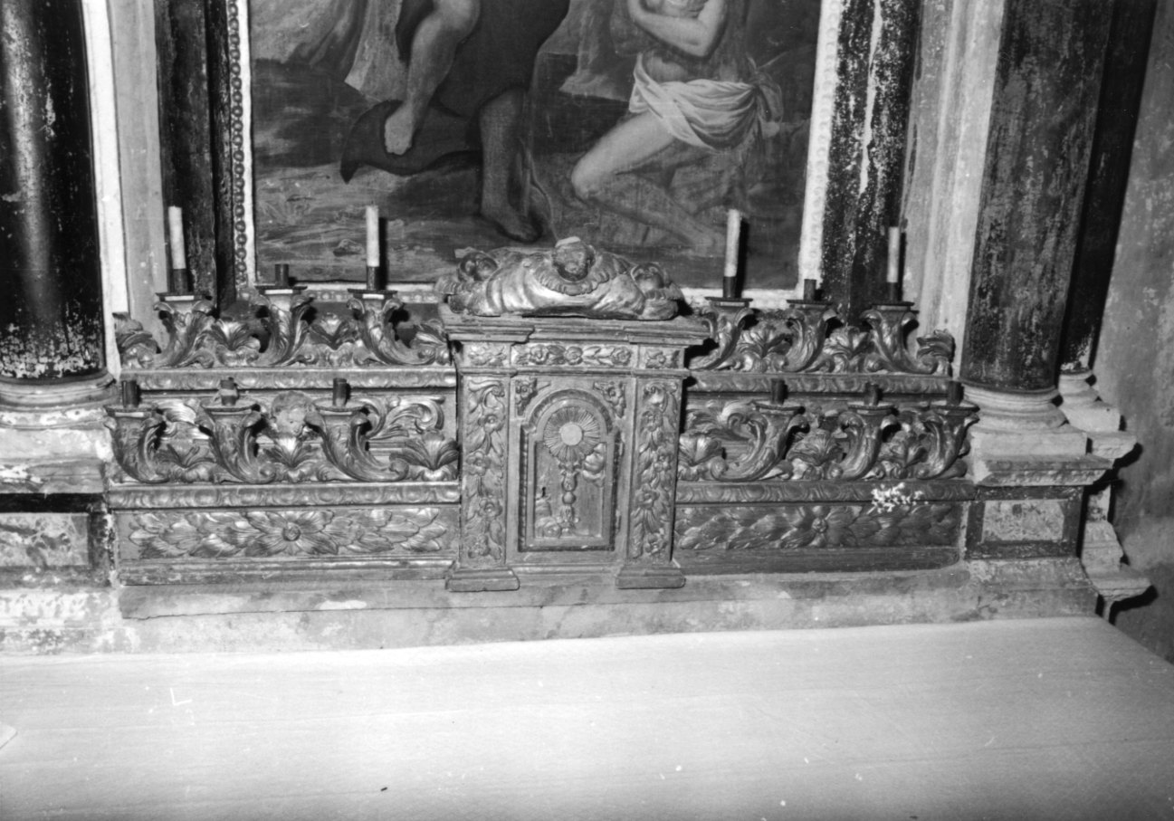 gradino d'altare, opera isolata - bottega biellese (metà sec. XVII)
