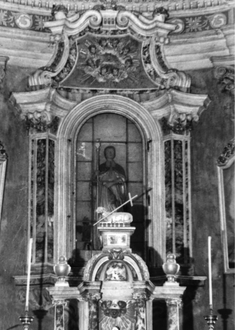 mostra d'altare, opera isolata di Gualino (metà sec. XIX)