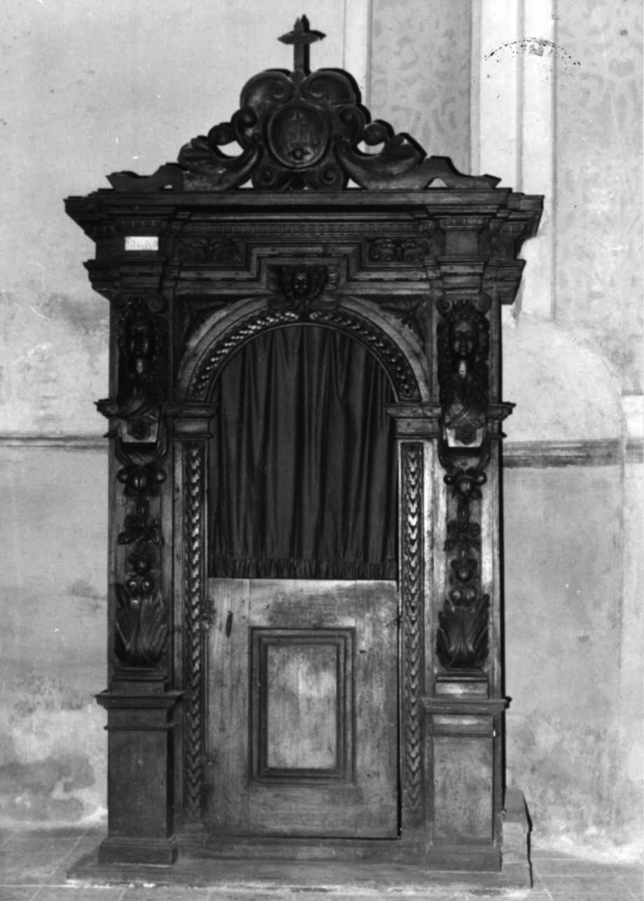 confessionale, opera isolata - bottega biellese (fine sec. XIX)