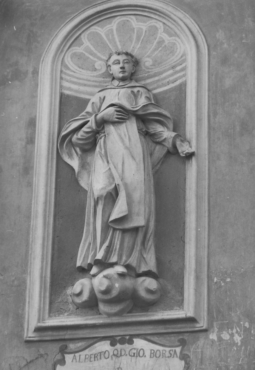 Sant'Alberto (statua, opera isolata) - bottega vercellese (prima metà sec. XVIII)