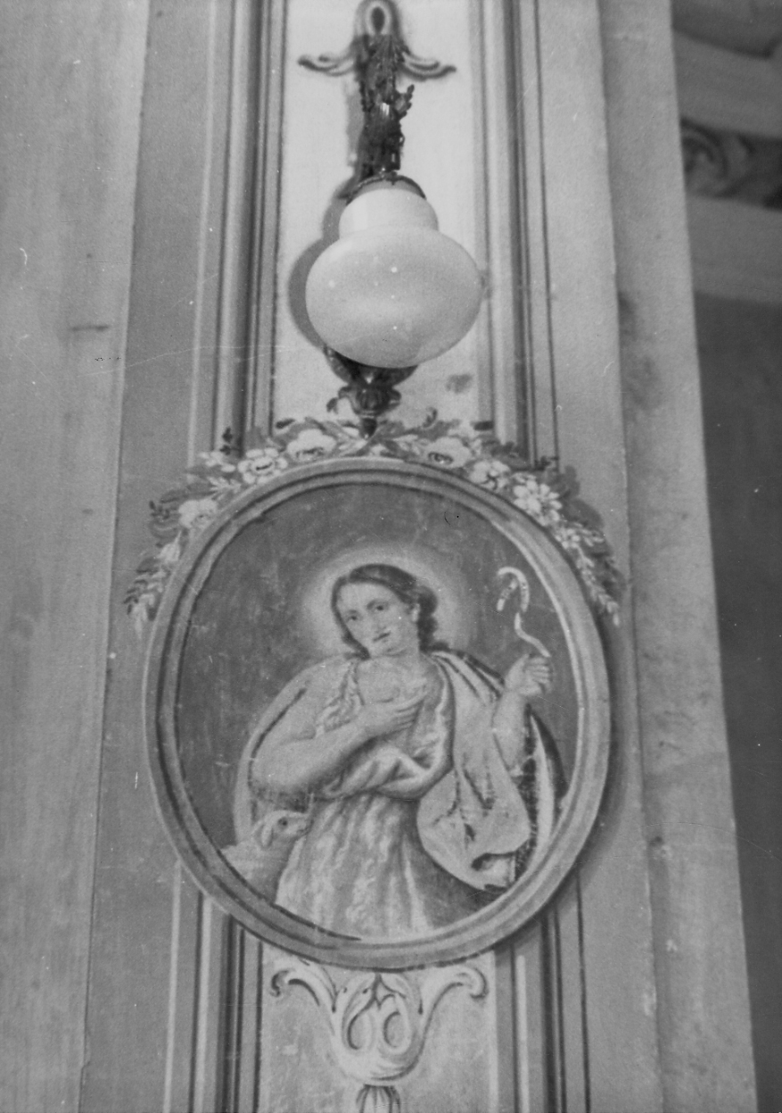 Sant'Agnese (dipinto, opera isolata) - ambito biellese (prima metà sec. XIX)