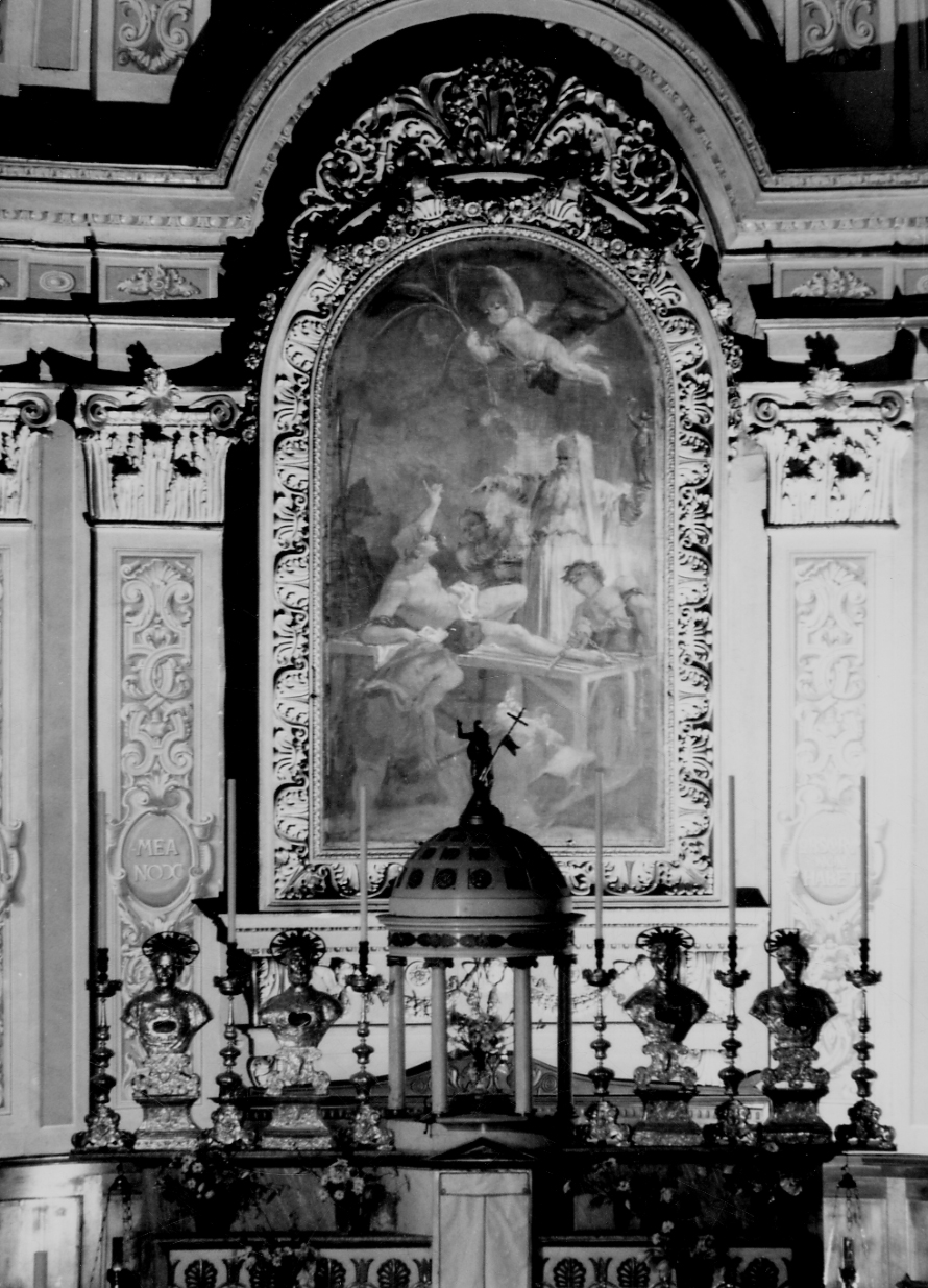 martirio di San Lorenzo (dipinto, opera isolata) di Galliari Bernardino (ultimo quarto sec. XVIII)