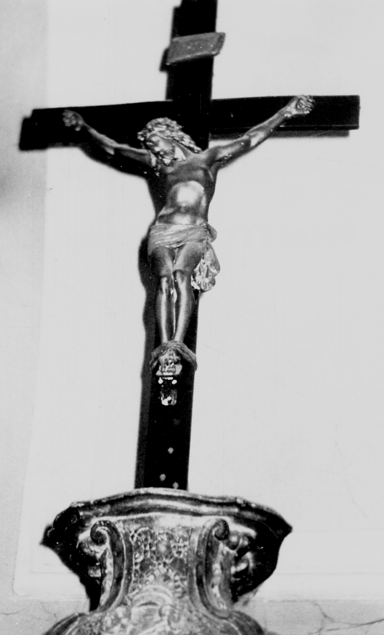 Cristo crocifisso (croce stazionale, opera isolata) - bottega biellese (sec. XVIII)