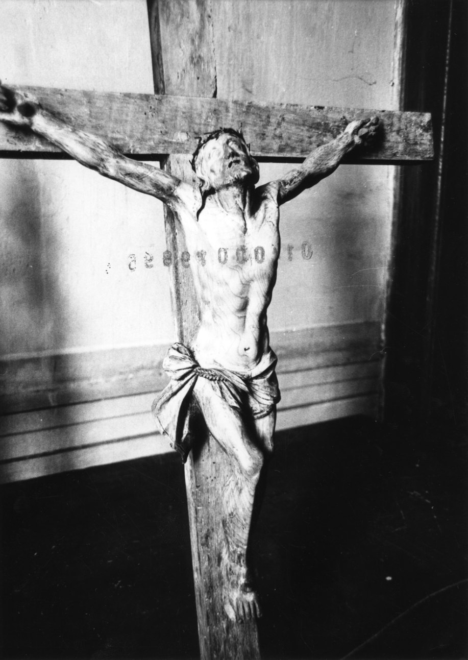 Cristo crocifisso (statua, opera isolata) - bottega biellese (prima metà sec. XVIII)