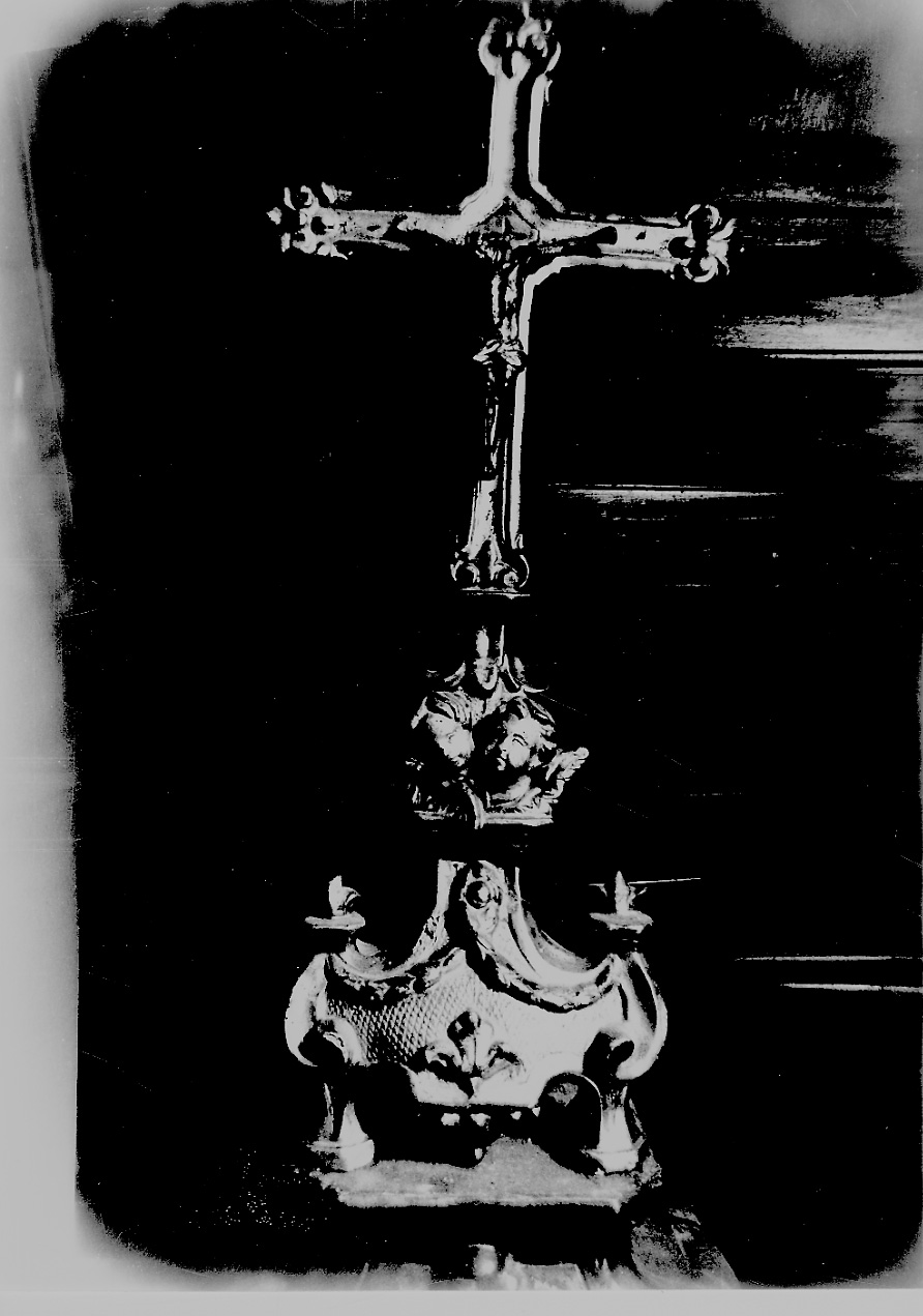 Cristo crocifisso (croce d'altare, opera isolata) - bottega biellese (sec. XVIII)