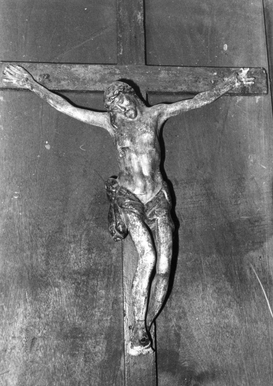Cristo crocifisso (crocifisso, opera isolata) - bottega biellese (sec. XVIII)