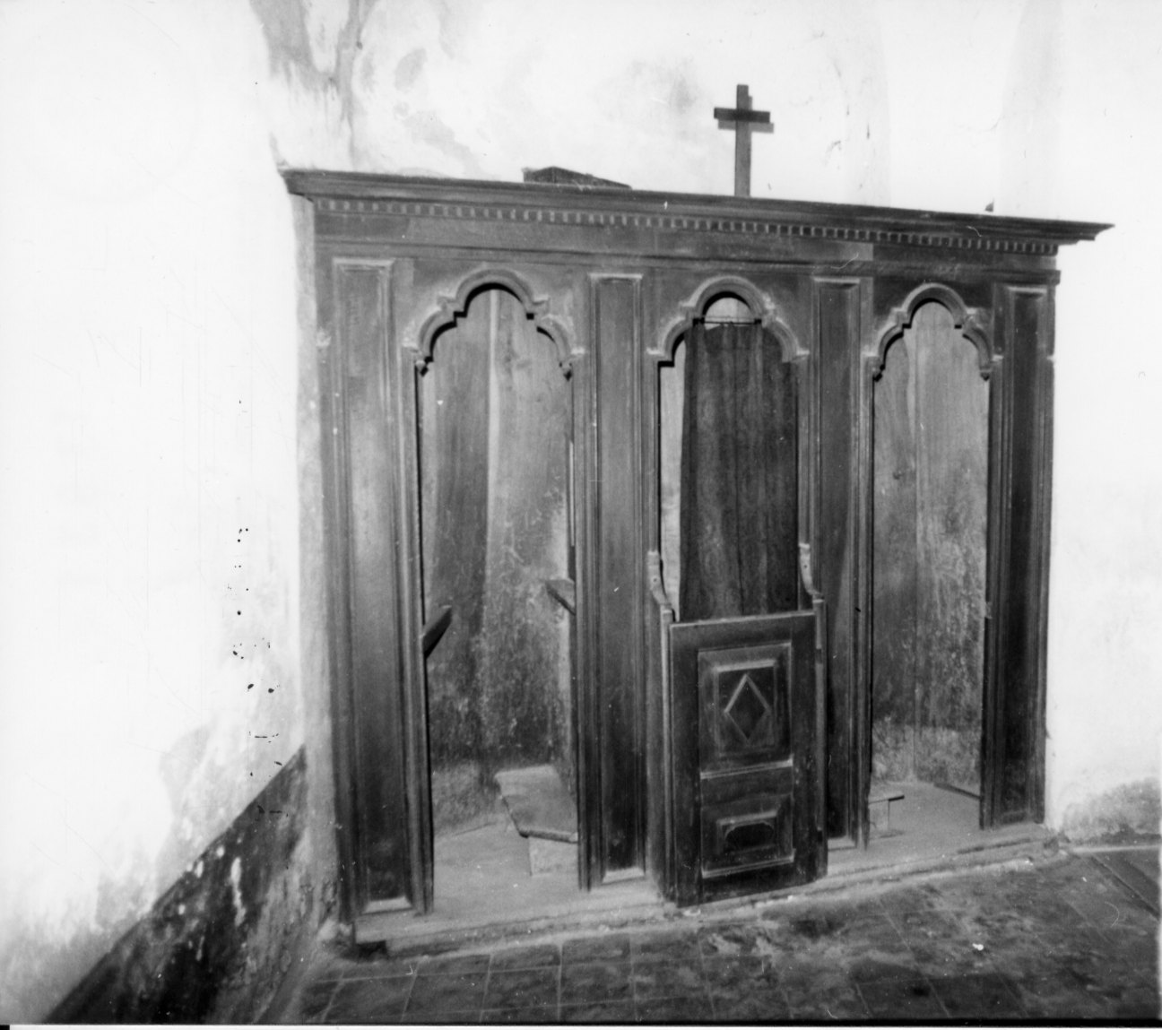 confessionale, opera isolata - bottega lombardo-piemontese (sec. XIX)
