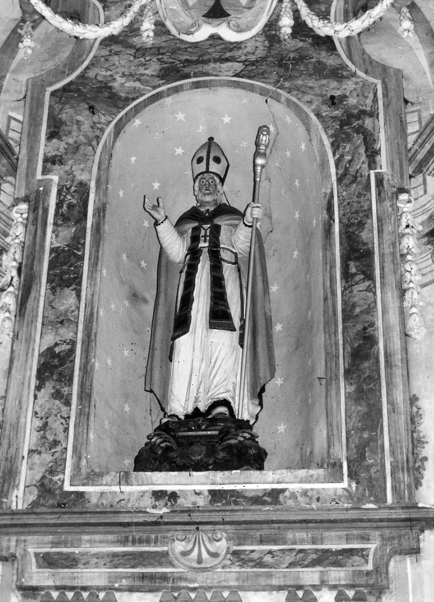 Sant'Eusebio (statua, opera isolata) - bottega lombardo-piemontese (sec. XIX)