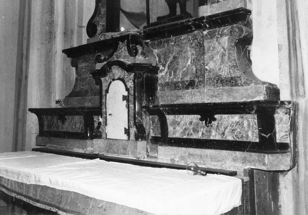 altare maggiore, opera isolata - bottega lombardo-piemontese (sec. XVIII)