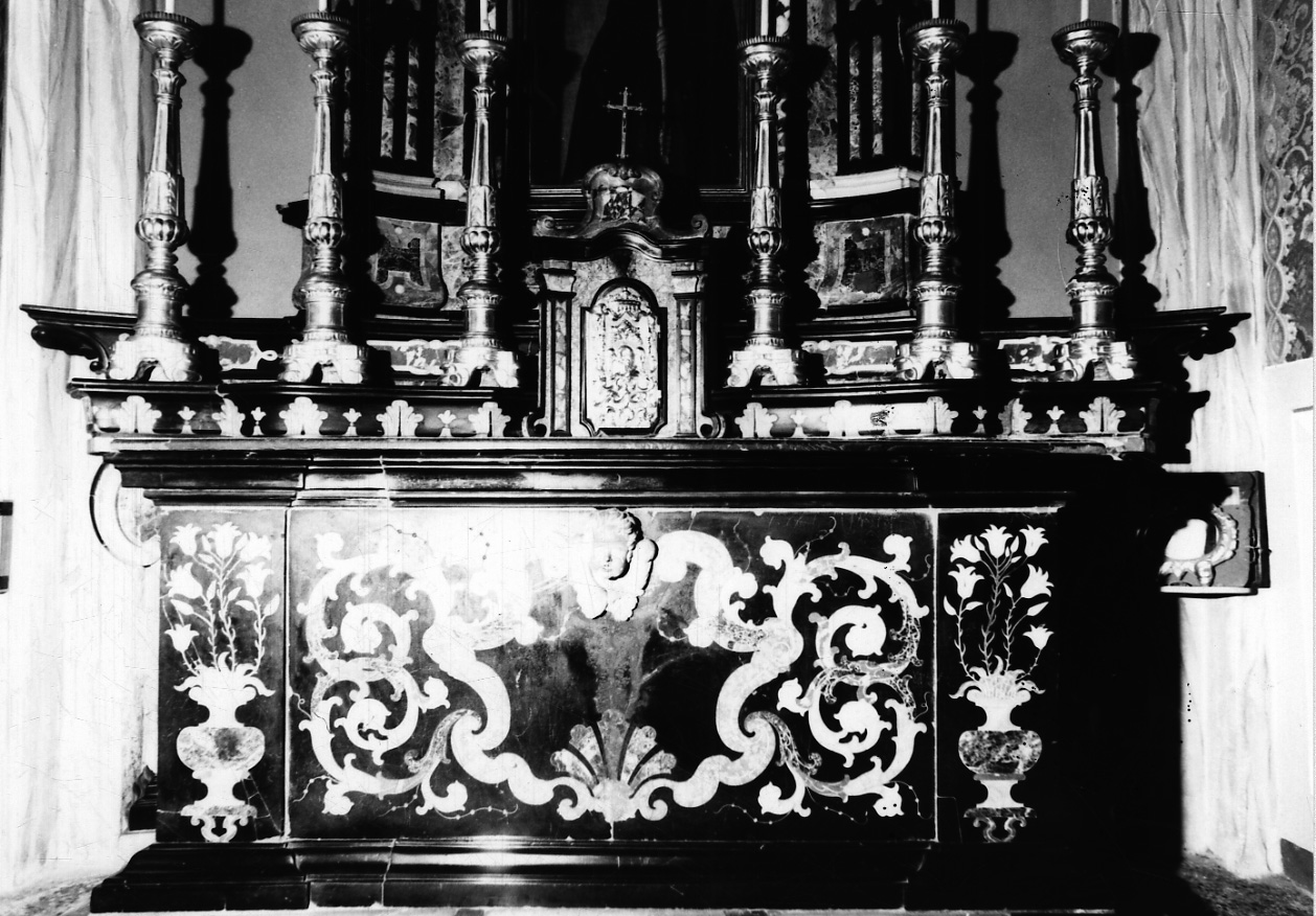 altare, opera isolata di Argenti Carlo Gerolamo (attribuito) (secondo quarto sec. XVIII)