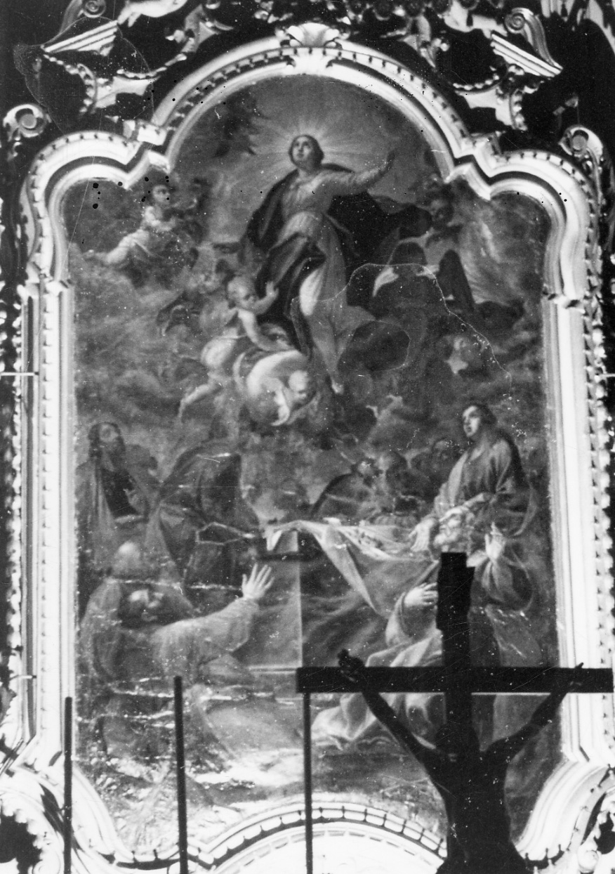 assunzione della Madonna (dipinto, opera isolata) di Borsetti Carlo Bartolomeo (metà sec. XVIII)
