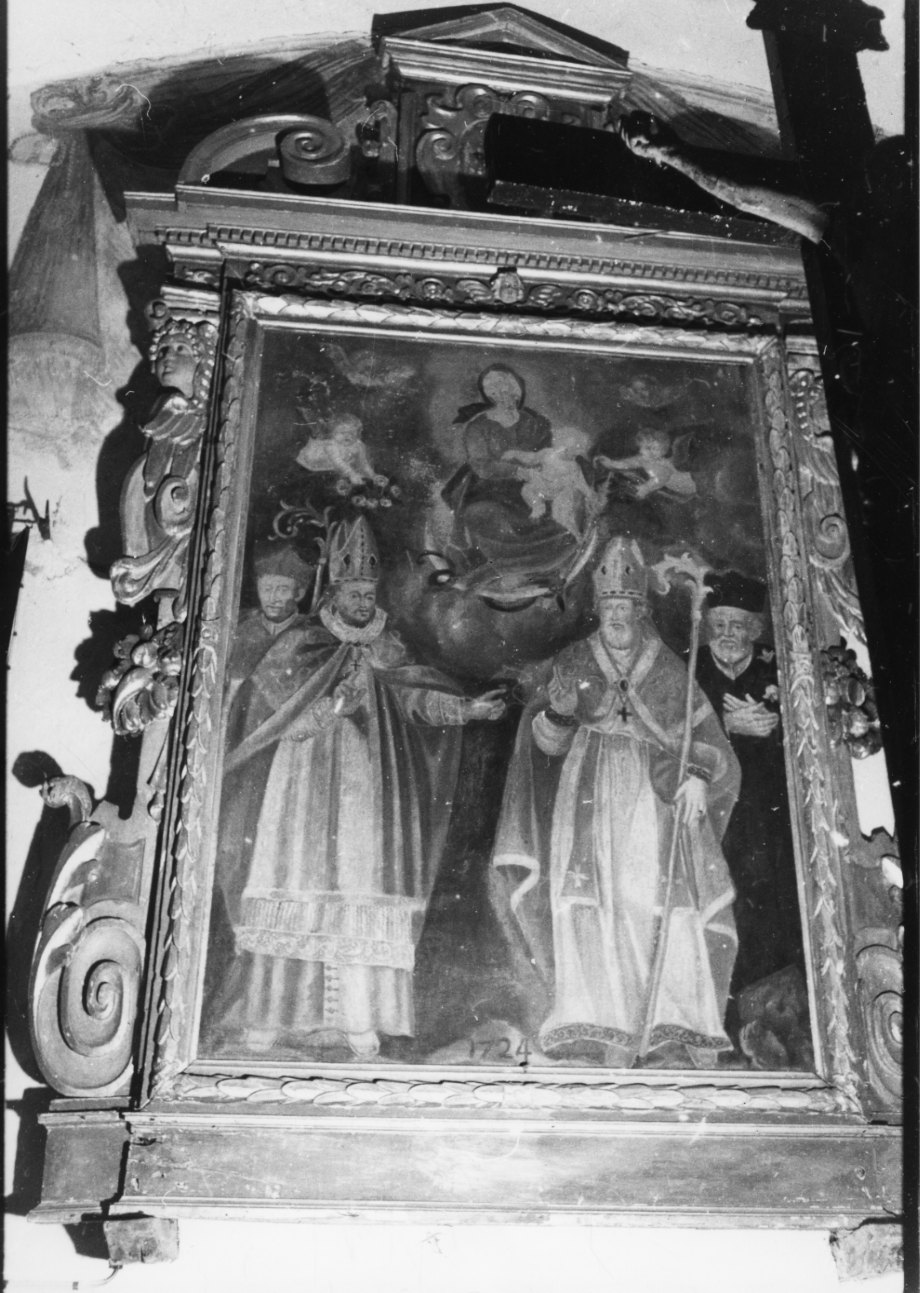 Madonna Immacolata e Santi (pala d'altare, opera isolata) - ambito biellese (primo quarto sec. XVIII)