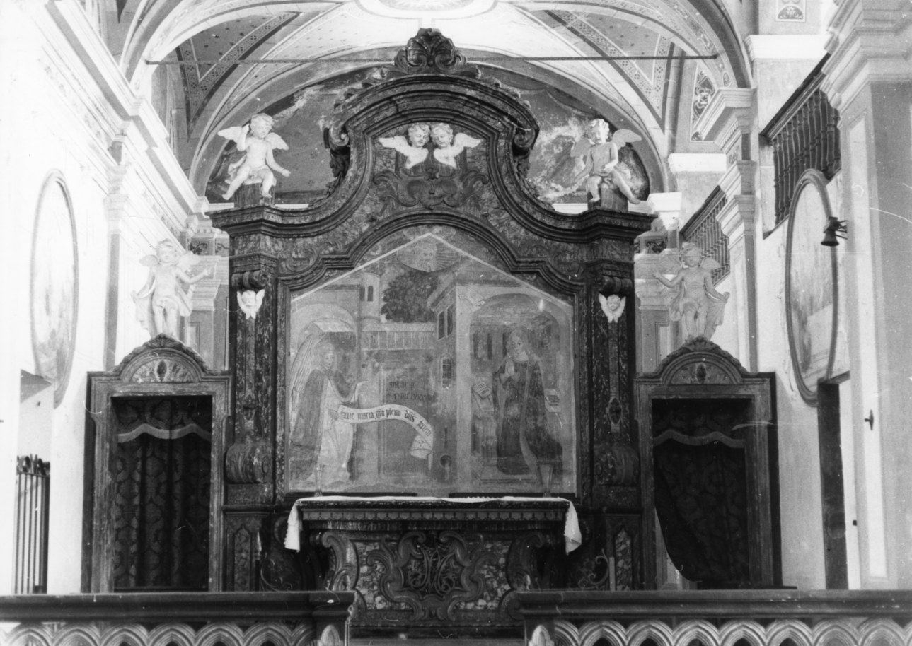 altare maggiore, opera isolata - bottega biellese (ultimo quarto sec. XVIII)
