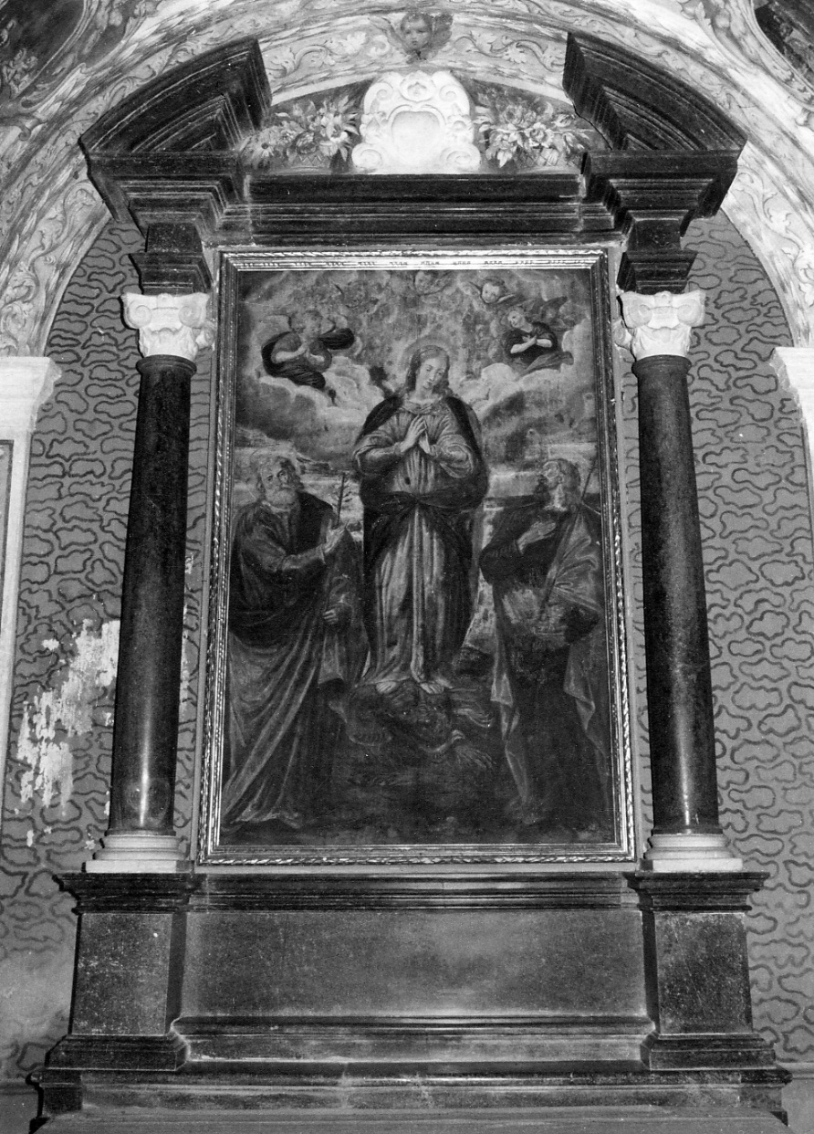 altare, opera isolata - bottega vercellese (terzo quarto sec. XVII)