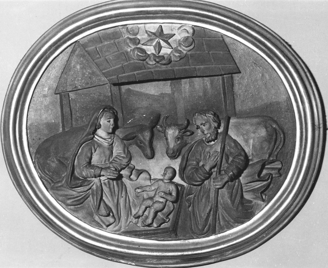 natività di Gesù (rilievo, elemento d'insieme) - bottega piemontese (fine/inizio secc. XVII/ XVIII)