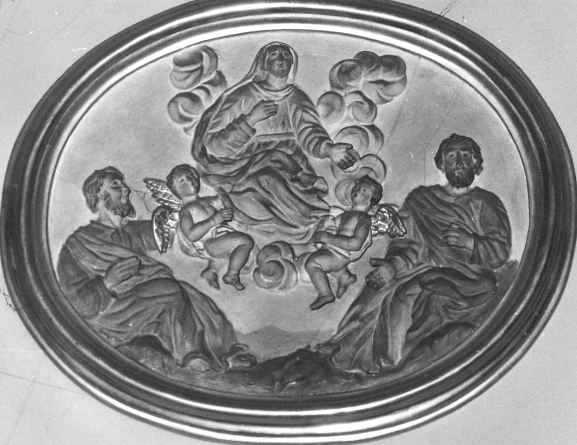 assunzione della Madonna (rilievo, elemento d'insieme) - bottega piemontese (fine/inizio secc. XVII/ XVIII)