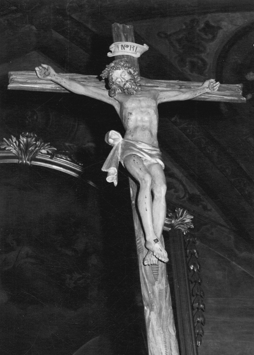 Cristo crocifisso (crocifisso, opera isolata) di Auregio Termine Carlo Francesco (metà sec. XVIII)