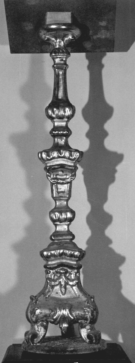 candeliere, coppia - bottega piemontese (sec. XIX)