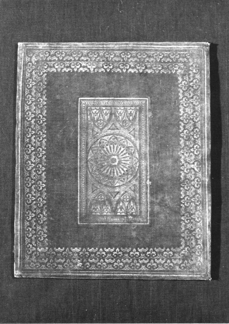 coperta di libro liturgico, opera isolata - bottega piemontese (ultimo quarto sec. XVIII)