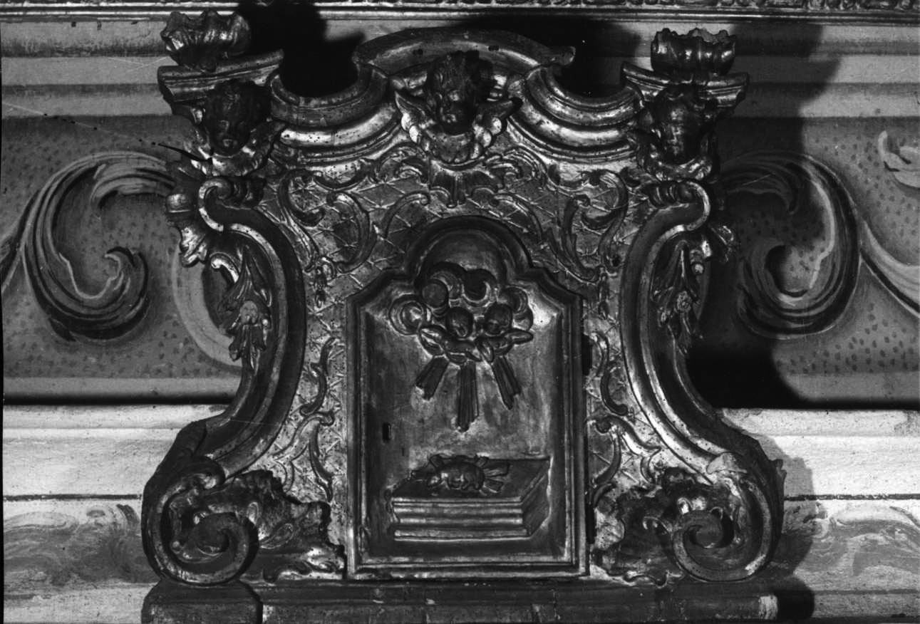 tabernacolo, opera isolata - bottega vercellese (prima metà sec. XVIII)