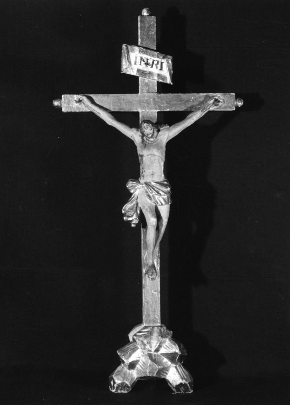 Cristo crocifisso (croce d'altare, opera isolata) - bottega vercellese (sec. XVIII)