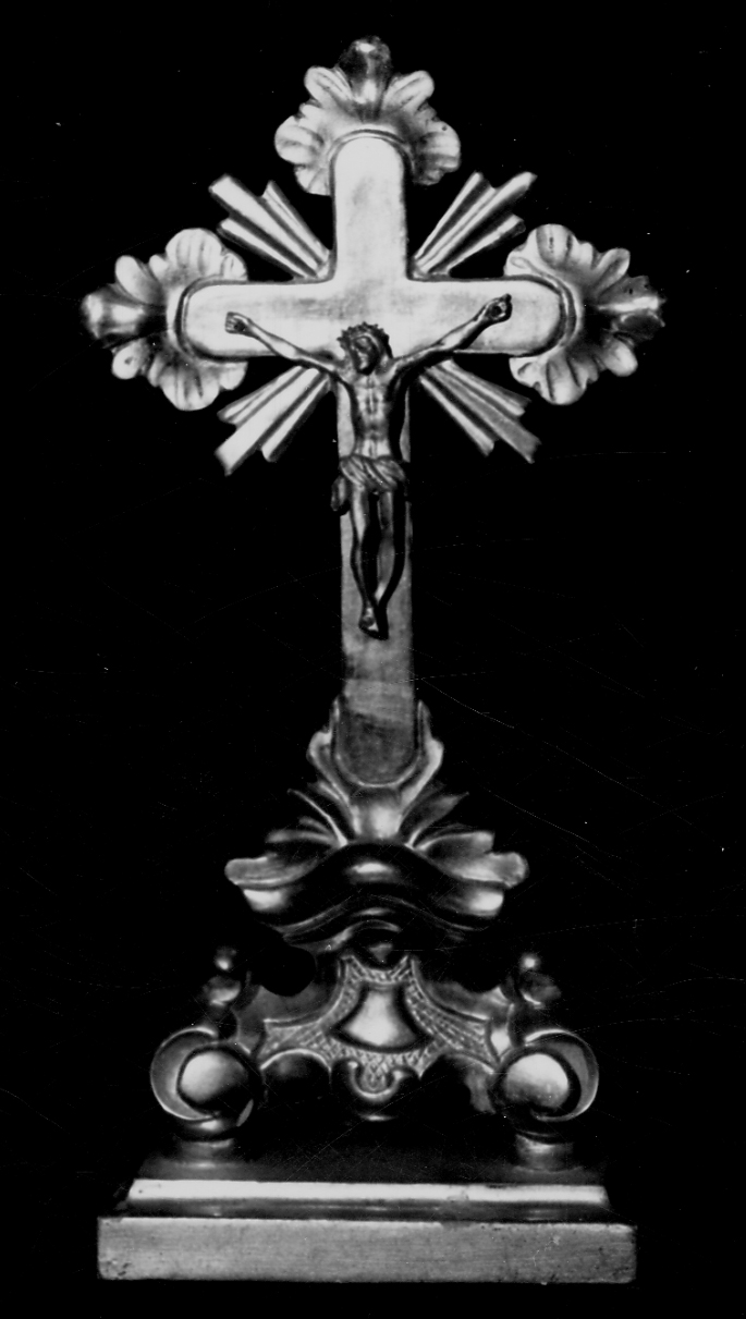 Cristo crocifisso (croce d'altare, opera isolata) - bottega vercellese (sec. XVIII)