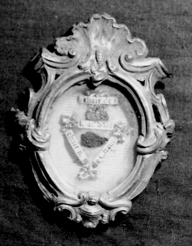reliquiario a capsula - a medaglione, opera isolata - bottega piemontese (sec. XVIII)