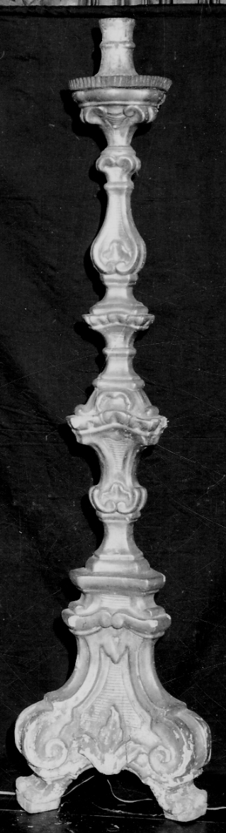 candeliere, serie - bottega piemontese (sec. XVIII)