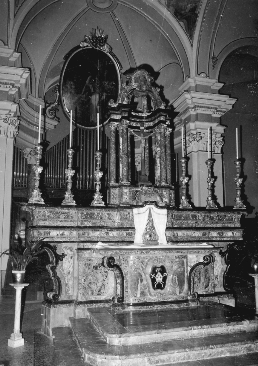altare maggiore, opera isolata di Olgiati Francesco (ultimo quarto sec. XVIII)